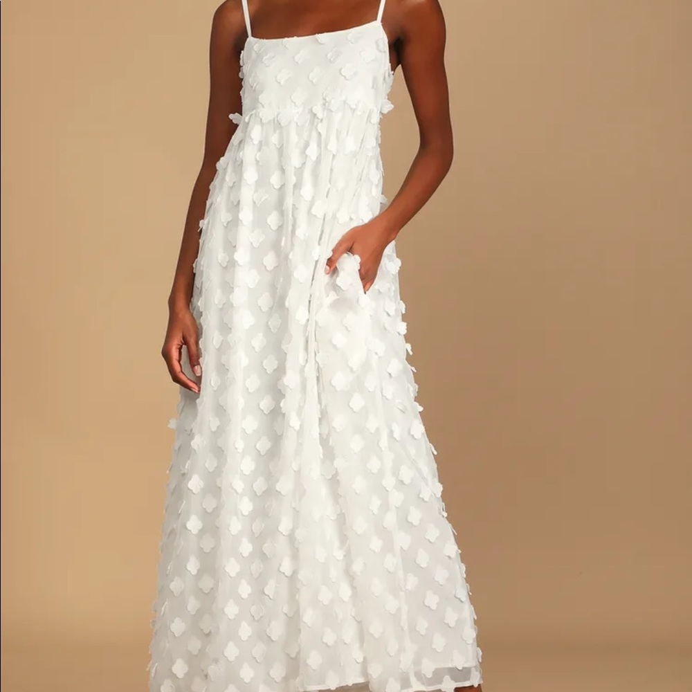 Lulus White A Line Dress